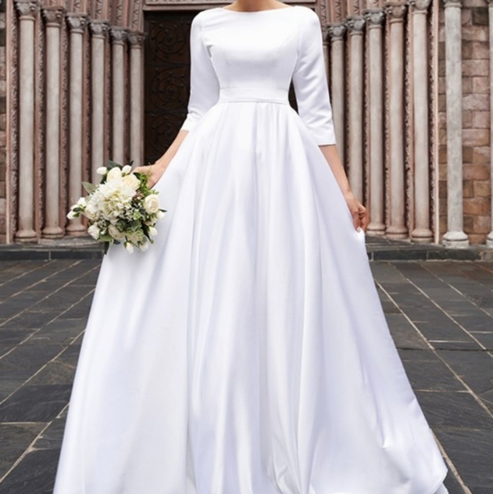 Hebeos Modest Wedding Dress